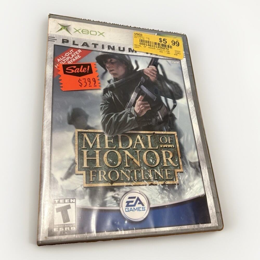 Medal of Honor: Frontline (Microsoft Xbox, 2002), New Sealed